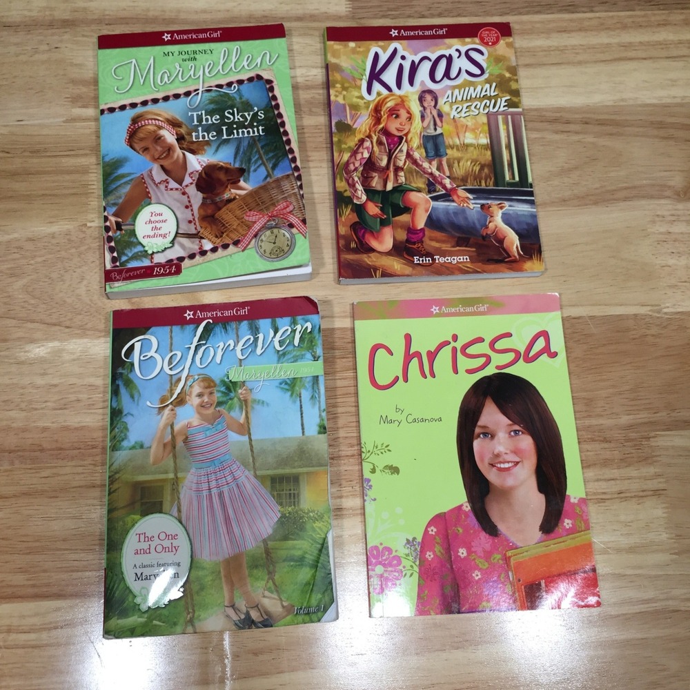 American Girl Lot‎ Maryellen Kira Chrissa Beforever 4pc